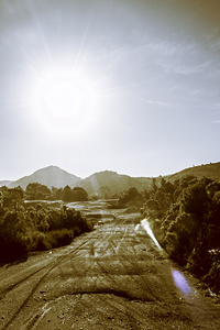 Dirt roads of outback Tasmania