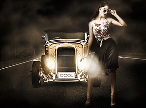 The greaser rockabilly pinup