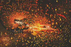 Charged up workshop art