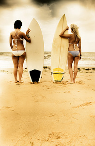 Summer surf scenes