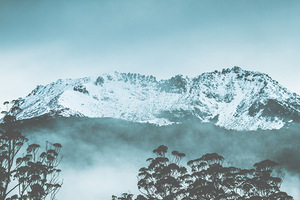 Untouched winter peaks