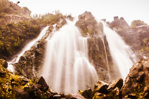 Waratah wild waterfall