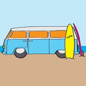 Surfing Australia VW Kombi Van