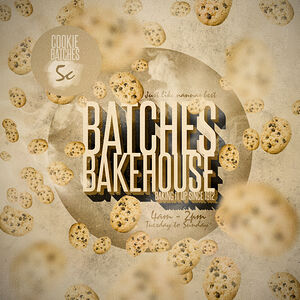 Vintage Bakery Ad: Batches Bakehouse