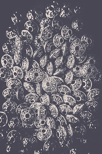 Silver saucers from outer space