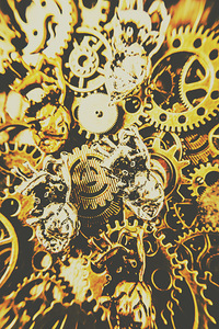 The steampunk heart design