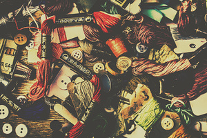 Fashion designers desk 