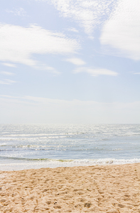 Sand Surf And Sky