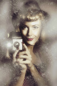 Retro Hollywood fashion photographer