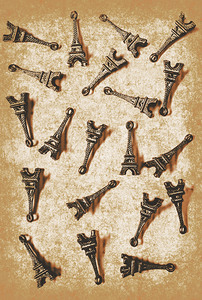 Time worn trinkets from vintage Paris