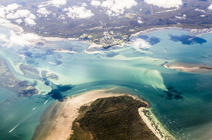 Queensland island bay landscape