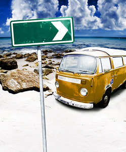 Retro Beach Van