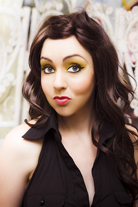 Surprised Sixties Fashion Woman