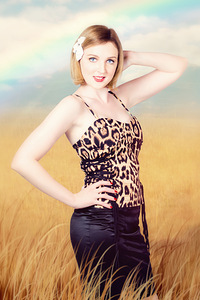 Female explorer on South African wilderness tour