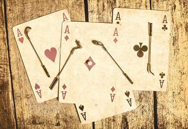 Scorecard of Aces Print