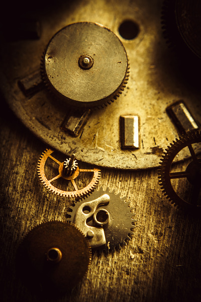 Vintage watch parts Print
