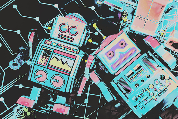 From a video game prototype Print