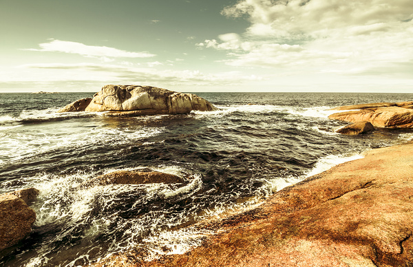 Tasmanian sea landscape Print
