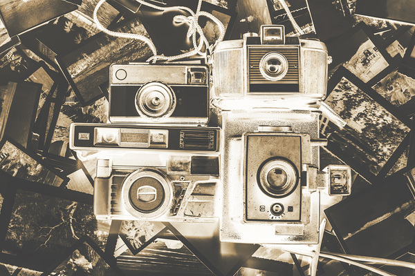 Placed in the dark room Print