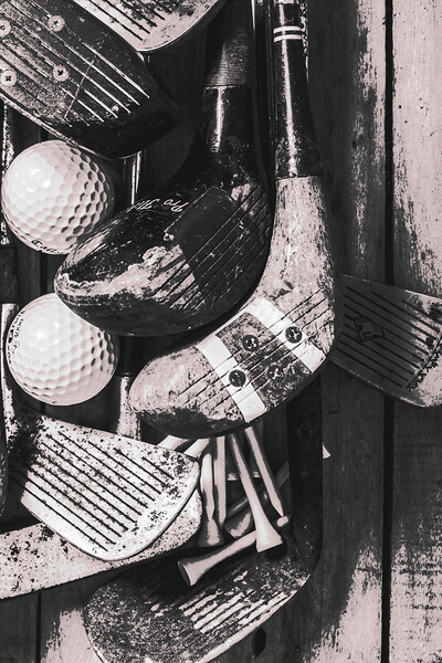 Scored and stained Print