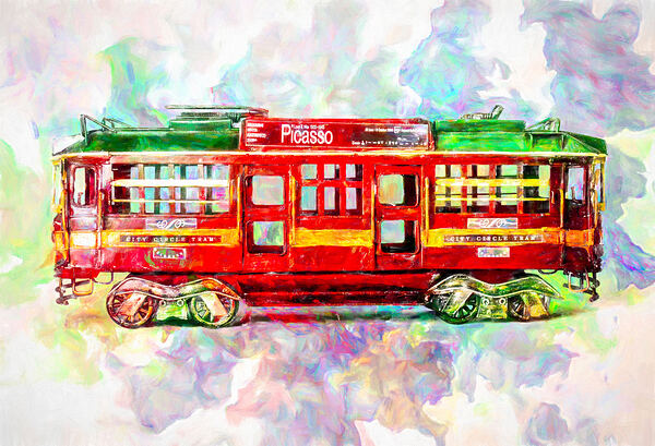 Dabs and circles Print