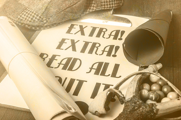 Extra extra read all about it Print