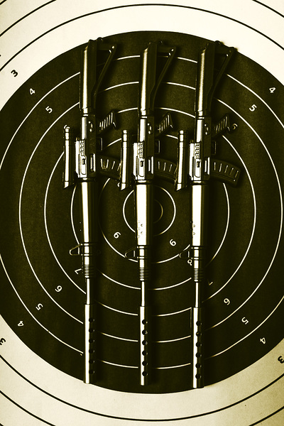 Marines and militia range Print