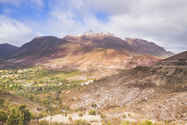 The western ridge Print