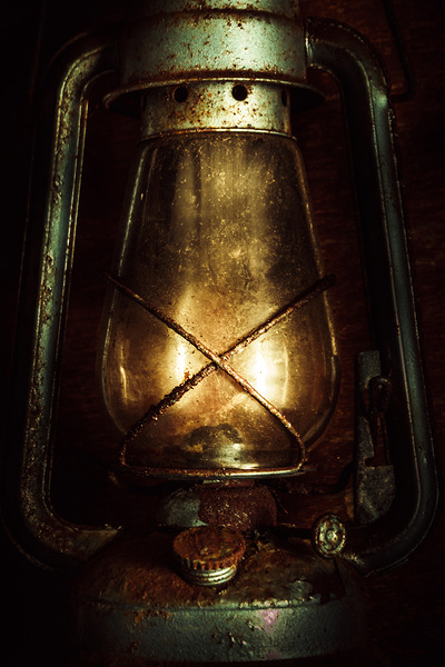 Underground mining lamp  Print