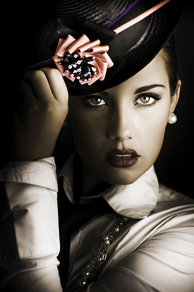 Face Of Dark Fashion Print