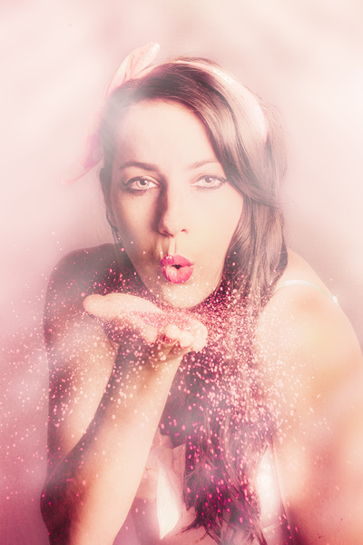 Manifest with love pinup Print