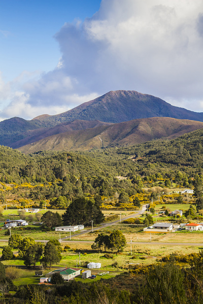 Mount Zeehan Valley Town. West Tasmania Australia Print