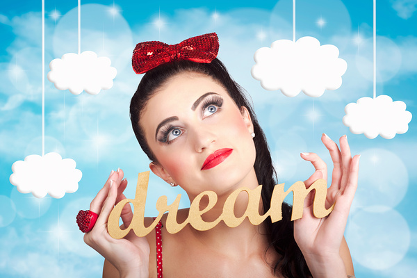 Inspire to create. Pinup your dreams to the sky Print