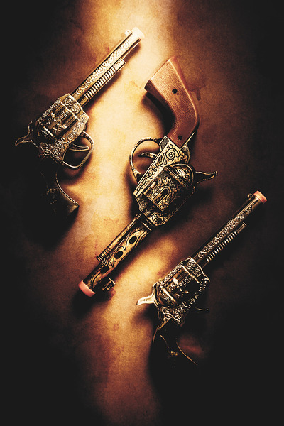 Wild west cap guns Print