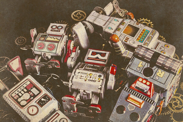 Vintage Robotronics Print