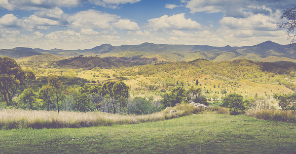 Majestic mountain marvels Print