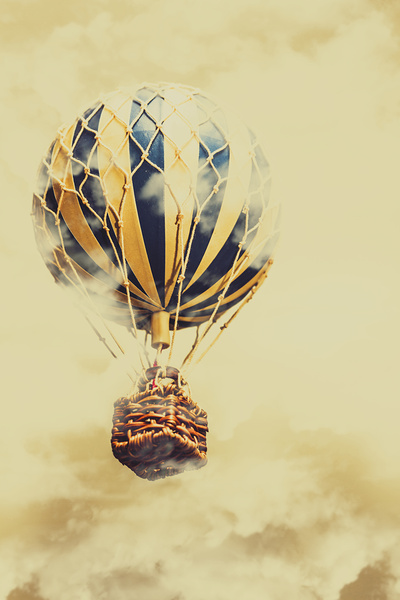 Dreams and clouds Print