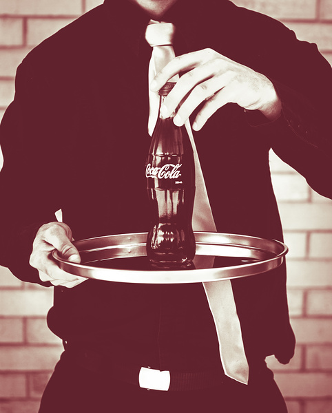 Red retro Coca-Cola Print