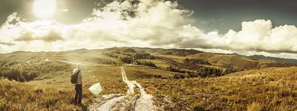 Australian rural panoramic landscape Print