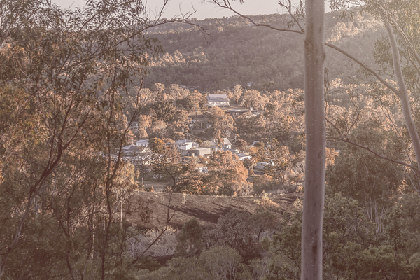 Cosy Country Town Print