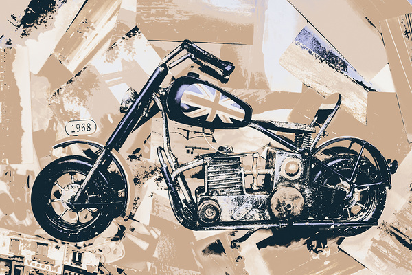 Britain Bike and Co. Print