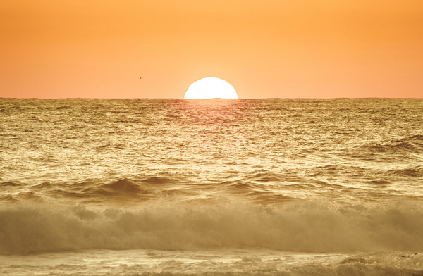 Sun soaked sea Print