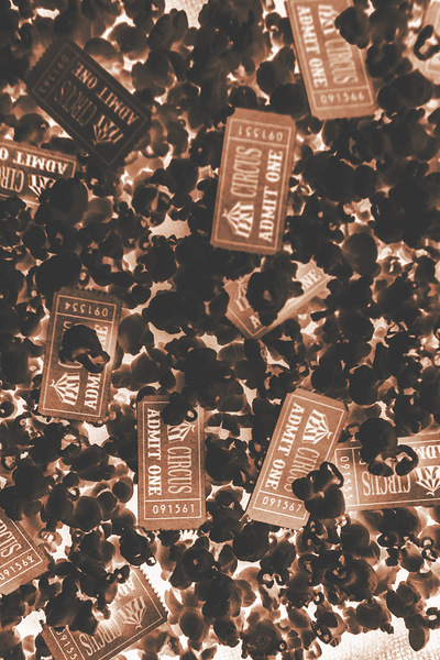 Burning Big Top  Print