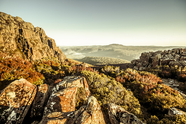 An alpine morning Print