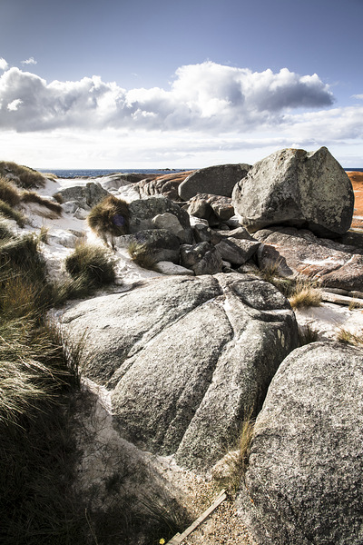 Stones throw away from the sea Print