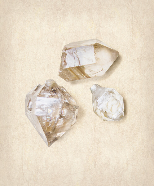 Quartz crystals Print