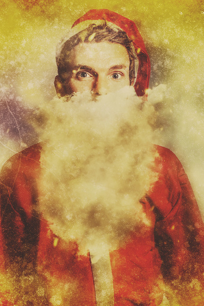 Vintage christmas dreams Print