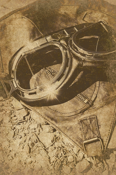 The antique aviator Print