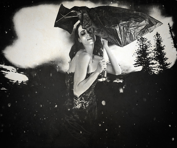 Classic Vintage Sensual Woman In Vogue Style Print