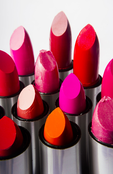 Colourful cosmetic still life Print